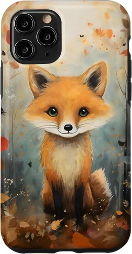 Vista 29 de Cute Fox Fall Woodland Forest Autumn Leaves Case for iPhone 17