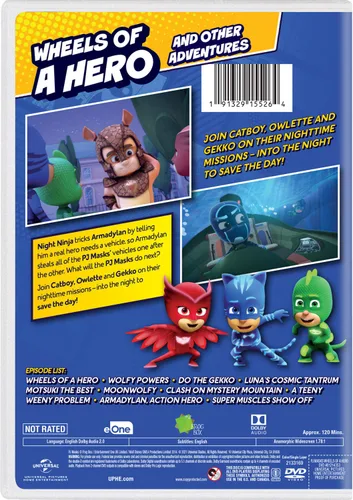 Vista 2 de PJ Masks Wheels of a Hero DVD