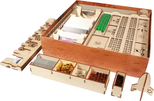 Vista 6 de The Broken Token Mejora de caja (carcasa de caja + bandejas de azulejos) compatible con Terraforming Mars