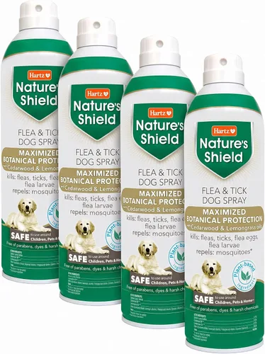 Vista 10 de Hartz Nature's Shield - Champú para perros Flea & Tick Protección botánica maximizada y prevención con aceites de canela, citronela y romero, 14