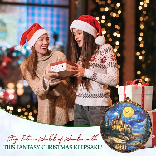 Vista 2 de GEEMBI Regalos de fantasía de Navidad para mujeres y hombres – Adornos de Navidad de atrapasoles 2025 – Decoración de fantasía de noche mágica
