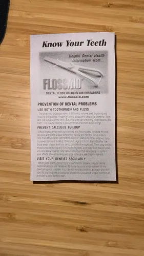 Vista 5 de Flossaid, Palillo para hilo dental, 3 paquetes