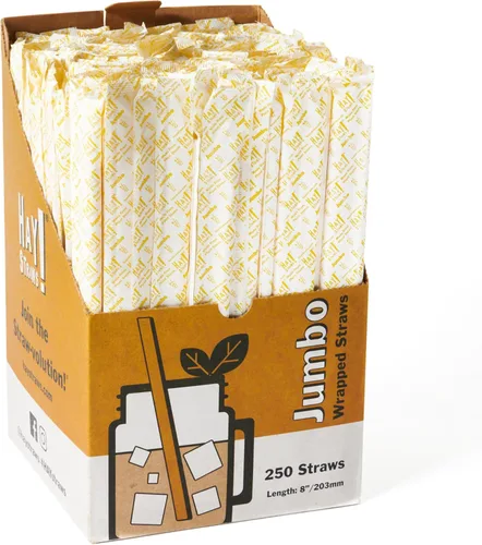 Vista 11 de Pajitas de heno compostables de 6 pulgadas, respetuosas con el medio ambiente, 1500 popotes biodegradables, desechables para bebidas bajas