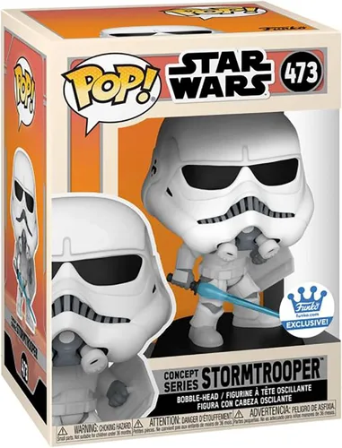 Vista 2 de POP! Star Wars 473 Concept Series Stormtrooper Exclusive