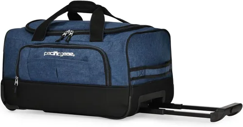 Vista 2 de Bolsa de lona con ruedas, equipaje, hockey, deportes, XL, rodillos, resistente 21 pulgadas