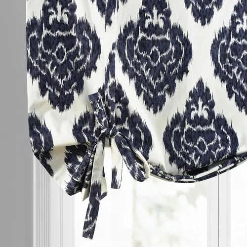 Vista 4 de HPD Half Price Drapes Ikat - Cortinas enrollables para oscurecer la habitación, 46 x 63 pulgadas, cortina enrollable de algodón para ventana de sala