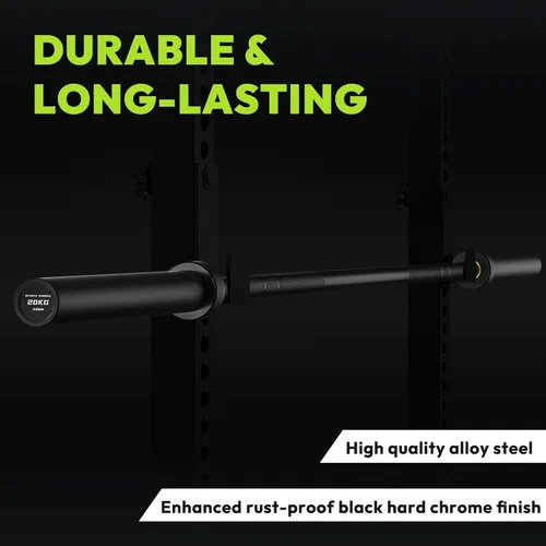 Vista 8 de HANDBODE Olympic High-Bounce Bumper Plates Bench Press Barbell Weights Set 2 - Inch, 10-55 lb Rubber Weight Sets for Home Gym, Strength Training