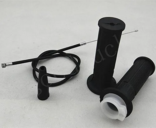 Vista 3 de Empuñaduras de mano del acelerador + kit de cable e interruptor para Mini Moto Quad Pit Dirt Bike ATV