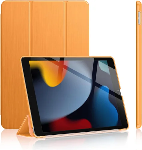Vista 8 de Soke Funda para iPad de 9ª/8ª/7ª generación 2021/2020/2019, [soporte tríptico delgado + activación/suspensión automática], cubierta trasera