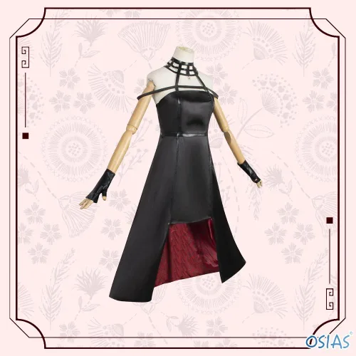 Vista 2 de Anya Cosplay Yor Forger - Disfraz de cosplay de espía x familia disfraz de anime