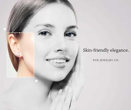 Vista 4 de Aretes de diamantes de moissanita de oro blanco de 14 quilates para hombres y mujeres, aretes de diamante de imitación de oro sólido para hombres