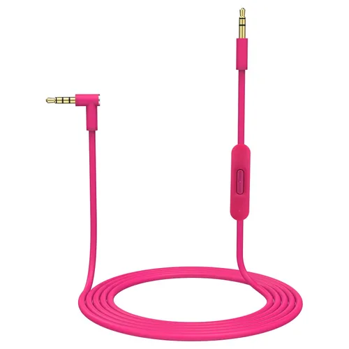 Vista 13 de Cable de audio de repuesto con micrófono en línea y control compatible con auriculares Beats Solo, Studio, Pro, Detox, Wireless, Mixr, auriculares
