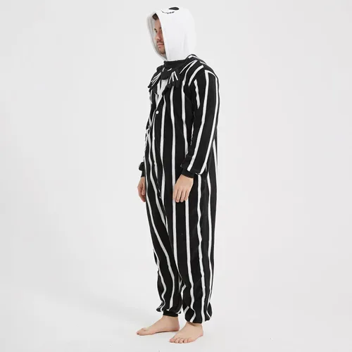 Vista 2 de MAJ&COS Skull Onesie Animal Adult Pajamas Halloween Cosplay Costume Unisex Onesies Women Men