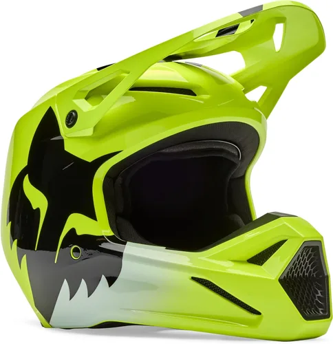 Vista 30 de Fox Racing Youth V1 Casco de Moto Motocross para Bicicleta de Tierra