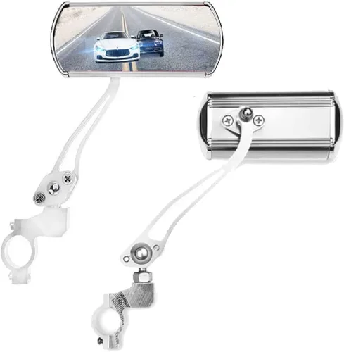 Vista 6 de Espejo retrovisor para manillar, 2 unidades, espejos de bicicleta para manillar, espejos de bicicleta para manillar para bicicleta eléctrica 1.Negro