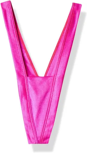 Vista 4 de BodyZone Tanga con espalda de corazón para Rosa bebé