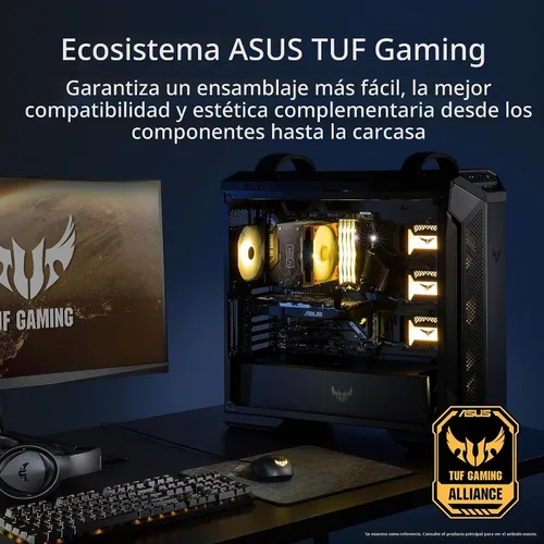 Vista 6 de ASUS TUF Gaming GT501 White Edition EATX Funda para PC de torre completa