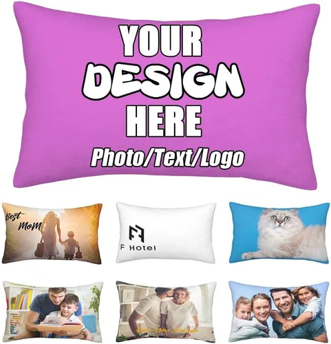 Vista 46 de Funda de almohada decorativa personalizada con foto de pareja, funda de cojín decorativo personalizada, fundas de almohada personalizadas