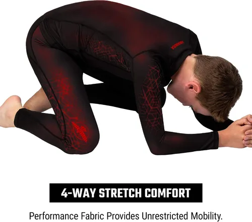 Vista 4 de Hayabusa Geo Youth Jiu Jitsu Spats para niños y niñas