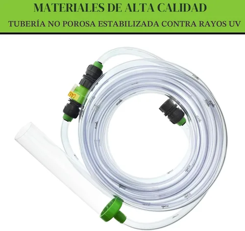 Vista 9 de Python Sistema de mantenimiento de acuario sin derrames, limpieza y llenado de grava y cambiador de agua, 25 pies