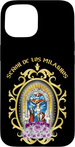 Vista 6 de El Señor de Los Milagros es el patrón de la funda peruana Lima Perú para iPhone 17