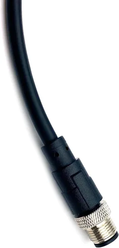 Vista 8 de M12 Cable conector macho de 12 pines, un código de cable de moldeo recto Sensor de aviación masculino Cable eléctrico de PVC Cable moldeado