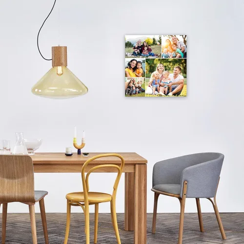 Vista 3 de CCWACPP Impresiones de lienzo de collage con foto personalizada, personalizadas, múltiples imágenes de foto en lienzo, póster personalizado, regalos