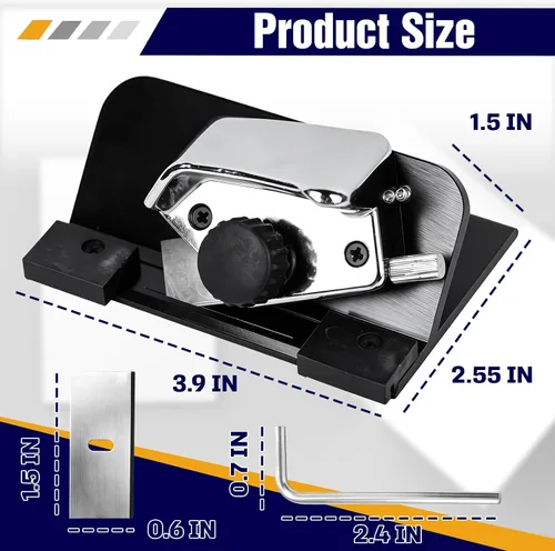 Vista 2 de Handheld 45 Degree Steel Bevel Mat Cutter with Auto-Springback Safety
