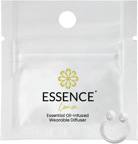 Vista 16 de Essence - Difusor nasal de aromaterapia portátil, anillo de nariz de aceite esencial de bergamota, inhalador de silicona para apoyo del estrés
