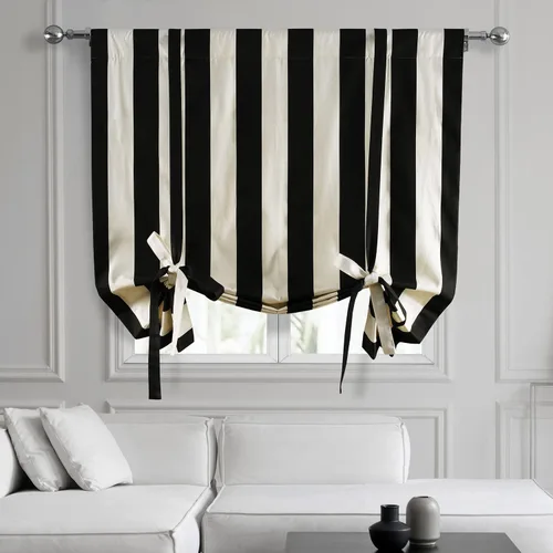 Vista 22 de HPD Half Price Drapes Ikat - Cortinas enrollables para oscurecer la habitación, 46 x 63 pulgadas, cortina enrollable de algodón para ventana de sala