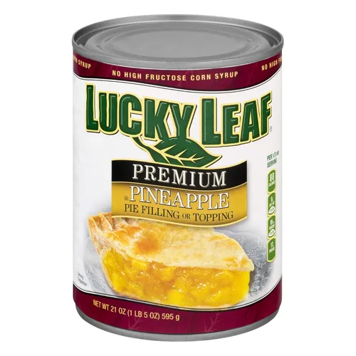 Vista 3 de Lucky Leaf Llenado y cobertura de pastel lata de 21 oz (paquete de 4) (Lite Apple)