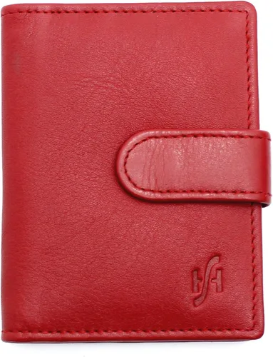 Vista 7 de STARHIDE Soft Genuine Leather Compact Credit Debit Card Holder Case with Removable Plastic Sleeves 210