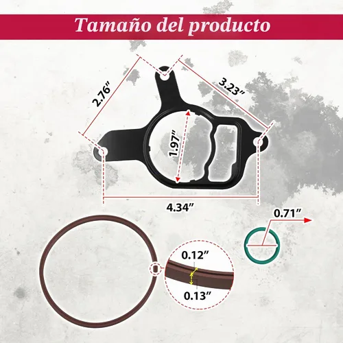 Vista 2 de Kit de sellado de reconstrucción de bomba de vacío de 2,5 L compatible con Volkswagen Golf