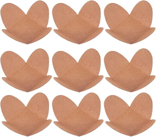 Vista 8 de DOITOOL Papel de envoltura de trufas, 200 piezas de papel de chocolate, forros de trufas de caramelos, envoltorios para magdalenas para cumpleaños
