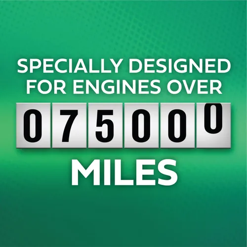 Vista 10 de Castrol GTX High Mileage 20W-50 Aceite de motor de mezcla sintética, 1 cuarto de galón, paquete de 6