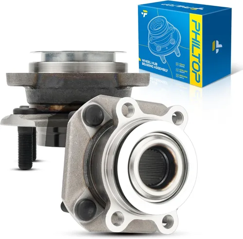 Vista 50 de PHILTOP 512012 x2 Conjunto de cubo de cojinete de rueda trasera para Volkswagen Jetta for 1998-2010 Volkswagen Beetle, 1999-2005 Volkswagen Jetta