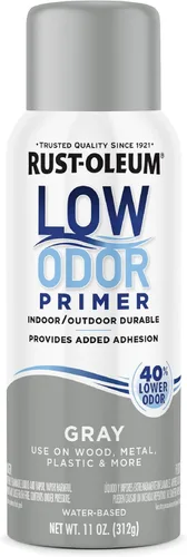 Vista 58 de Rust-Oleum - Pintura en aerosol prémium de bajo olor, gris ancla brillante Olor 40% menor que las pinturas en aerosol tradicionales, durabilidad
