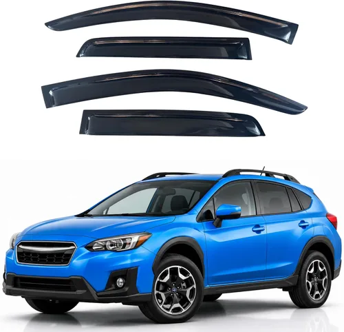 Vista 97 de Visera de ventana IG para Ford Focus Sedán y Hatchback 2012-2018, Protector de ventana lateral para lluvia y viento estilo Mugen, extra duradero