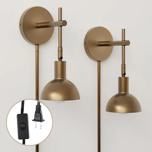 Vista 11 de [Usado] Nathan James Zemi - Aplique de pared vintage moderno de mediados de siglo, aplique de pared para sala de estar o lámpara de pared de noche