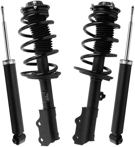 Vista 44 de Detroit Axle - Kit de amortiguadores de 4 puntales para Ford Escape 14-19, 2 puntales delanteros con resorte helicoidal 2 amortiguadores traseros