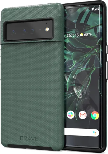 Vista 28 de Crave Dual Guard para Google Pixel 6 Pro, funda de doble capa de protección contra golpes para Google Pixel 6 Pro - Aguamarina