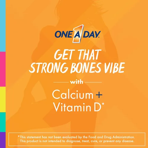 Vista 2 de One A Day Multivitamínico para mujer, suplemento con vitaminas A, C, E, B1, B2, B6, B12, biotina, calcio y vitamina D, 150