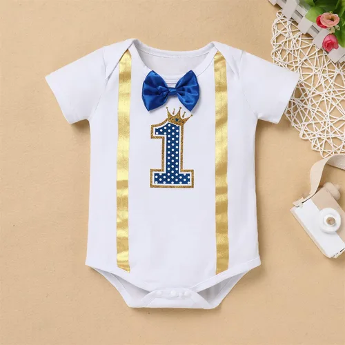 Vista 5 de Mameluco de cumpleaños para bebés y niños con capucha gorro de cumpleaños príncipe con sombrero disfraz de pastel