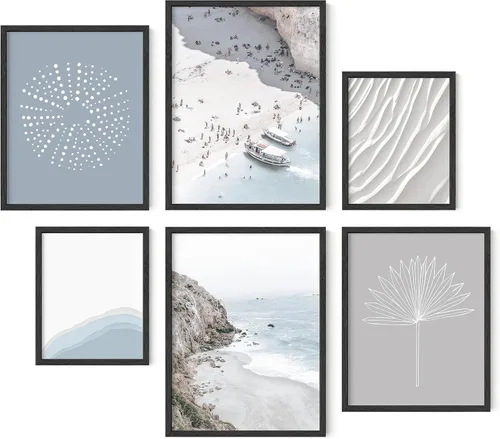 Vista 25 de HAUS AND HUES Cuadros de Playa para Pared - Imágenes de la Naturaleza, Arte para Pared Costero, Cuadros de Playa, Carteles del Océano, Imágenes