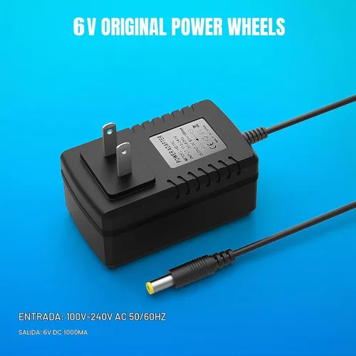 Vista 4 de Cargador de batería de 6 V para niños juguetes de coche, cargador