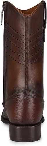 Vista 5 de Cuadra Botas urbanas para hombre en piel auténtica pitón marrón, Marrón