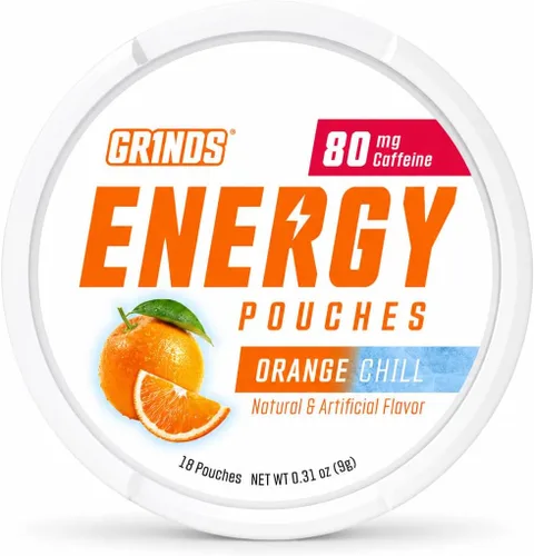 Vista 21 de Bolsas de energía Grinds - Bolsas de cafeína natural - Contiene vitaminas B, sin azúcar y 0 calorías - 80 mg de cafeína en cada bolsa - Genciana