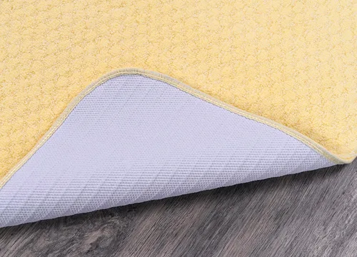 Vista 4 de Garland Rug Cabernet - Alfombra de baño lavable de nailon, 24 x 40 pulgadas, color amarillo pato de goma patito de goma amarillo