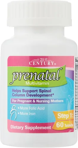 Vista 4 de 21st Century Prenatal con DHA, tabletas y cápsulas blandas, 120