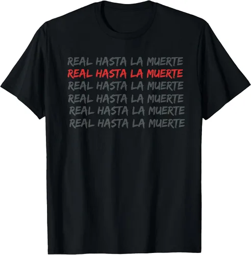 Vista 3 de Camiseta Real Hasta La Muerte Negro